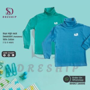 Boys high neck sweater T shirts